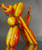 Balloon Dog Recycler Fire and Dichro colorway